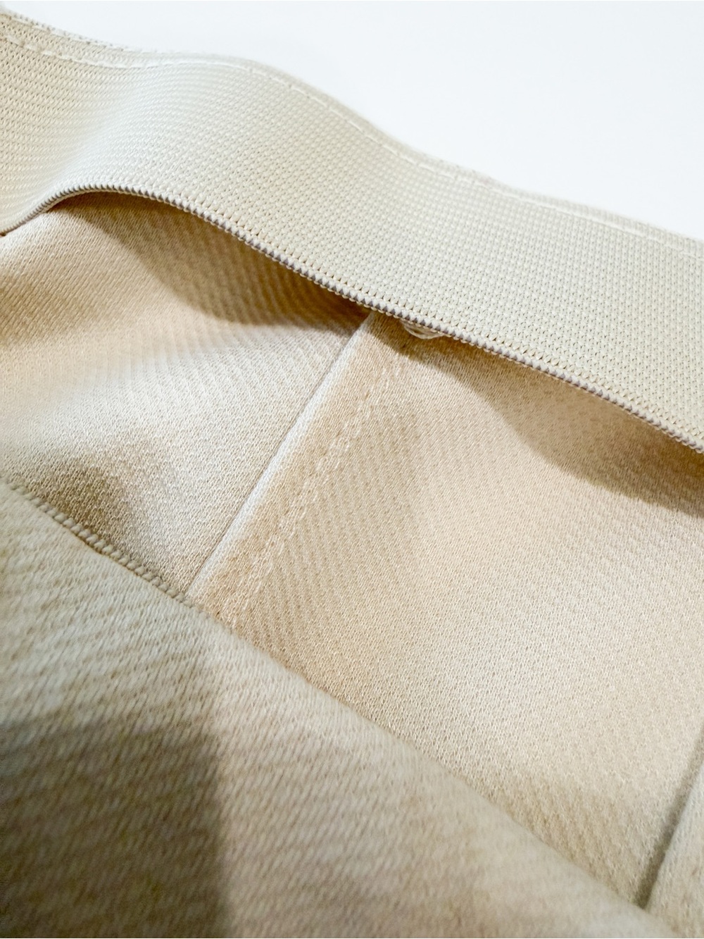 Anne Klein Crepe Wide Leg Crop Pants Pull On High Rise Parchment Ivory XL NEW - Picture 9 of 13
